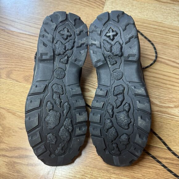 Timberland Youth Winter Boys Boots US size 4.5 Black Leather - Picture 2 of 6